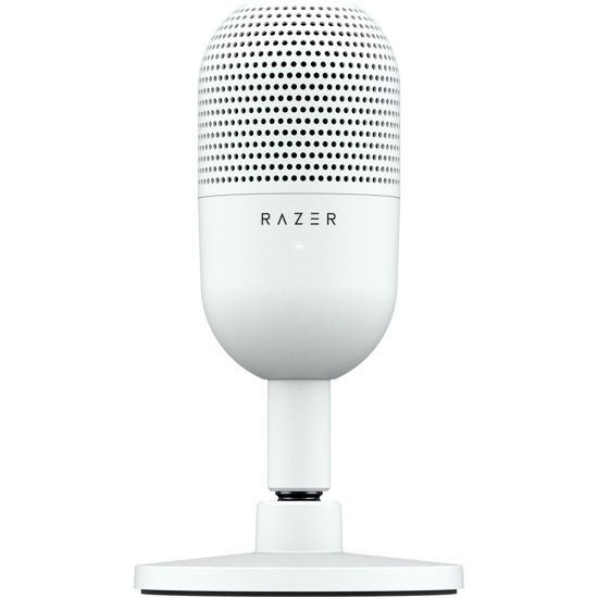 Picture of Razer Seiren V3 Mini USB Microphone: Condenser Mic - Supercardioid Pickup Pattern - Tap-to-Mute Sensor with LED Indicator - Shock Absorber - Ultra Compact - PC, Discord, OBS Studio, XSplit - White
