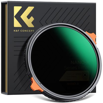 Picture of K&F Concept 55mm True Color Variable Fader ND2-32 ND Filter and CPL Circular Polarizing Lens Filter in 1 for Camera Lens Neutral Density Polarizer Filter (Nano-X Series)