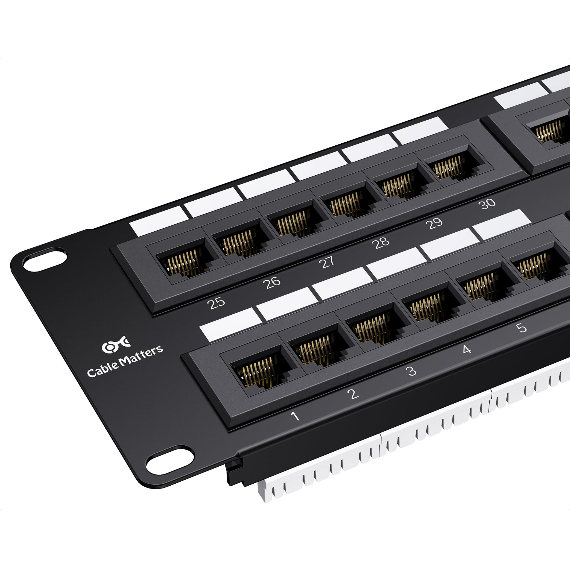 GetUSCart- Cable Matters UL Listed Rackmount or Wall Mount 2U 48 Port ...