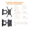 Picture of Amazon Basics Full Motion Articulating TV Monitor Wall Mount for 26" to 55" TVs and Flat Panels up to 80 Lbs, Black