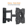 Picture of Amazon Basics Full Motion Articulating TV Monitor Wall Mount for 26" to 55" TVs and Flat Panels up to 80 Lbs, Black
