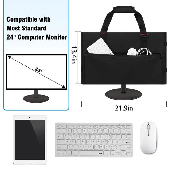 GetUSCart Doksmeria Monitor Carrying Case, Monitor Travel Case for 24