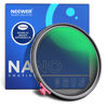 Picture of NEEWER 72mm Black Diffusion 1/4 Effect with ND2-ND32 Variable ND Filter 2 in 1, HD Neutral Density Filter with Mist Dreamy Cinematic Features, Water Repellent/Scratch Resistant/Dust Proof, No X Cross