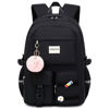 Picture of abshoo Big Student Laptop Backpack For College Women Middle High School Teen Girls Bookbag Travel Daypack (Black)