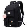Picture of abshoo Big Student Laptop Backpack For College Women Middle High School Teen Girls Bookbag Travel Daypack (Black)