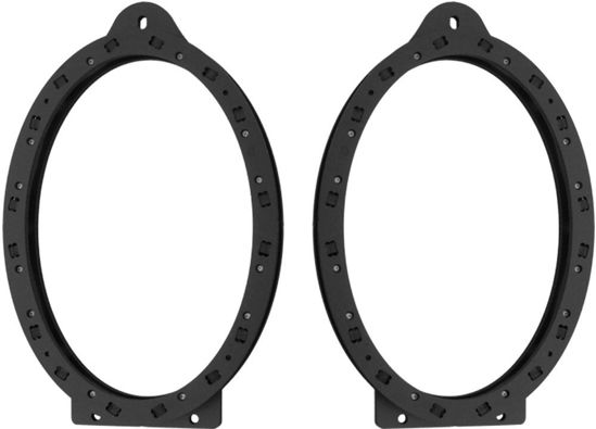 Picture of Rear Deck Speaker Adapter Spacer Rings Fits 2010-2015 Chevy Chevrolet Camaro & Other GM Vehicles - SAK067_69-1 Pair