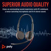 Picture of Poly Blackwire 3225 Wired Headset (Plantronics) - Noise-Canceling Mic - Stereo Design - Connect to PC/Mac/Mobile via USB-C, USB-A, or 3.5mm - Works w/Teams, Zoom - Amazon Exclusive