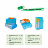 Picture of QIIRUN Fiber Optic Cleaning Kit FTTH Optical Fiber Cleaner Tools with Fiber Cleaning Cassette for FC SC ST LC MU Connectors, 1.25mm/2.5mm Fiber Cleaner Pens, Cleaning Swabs Wipes