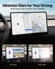Picture of REEVAA 2024 Upgrade Tesla Model Y /3 Accessories - Matte Screen Protector [Anti-glare & Anti-Fingerprint] 9H Tempered Glass for Model Y(2024~2020) Model 3(2023~2017), with Alignment Kit, 15"