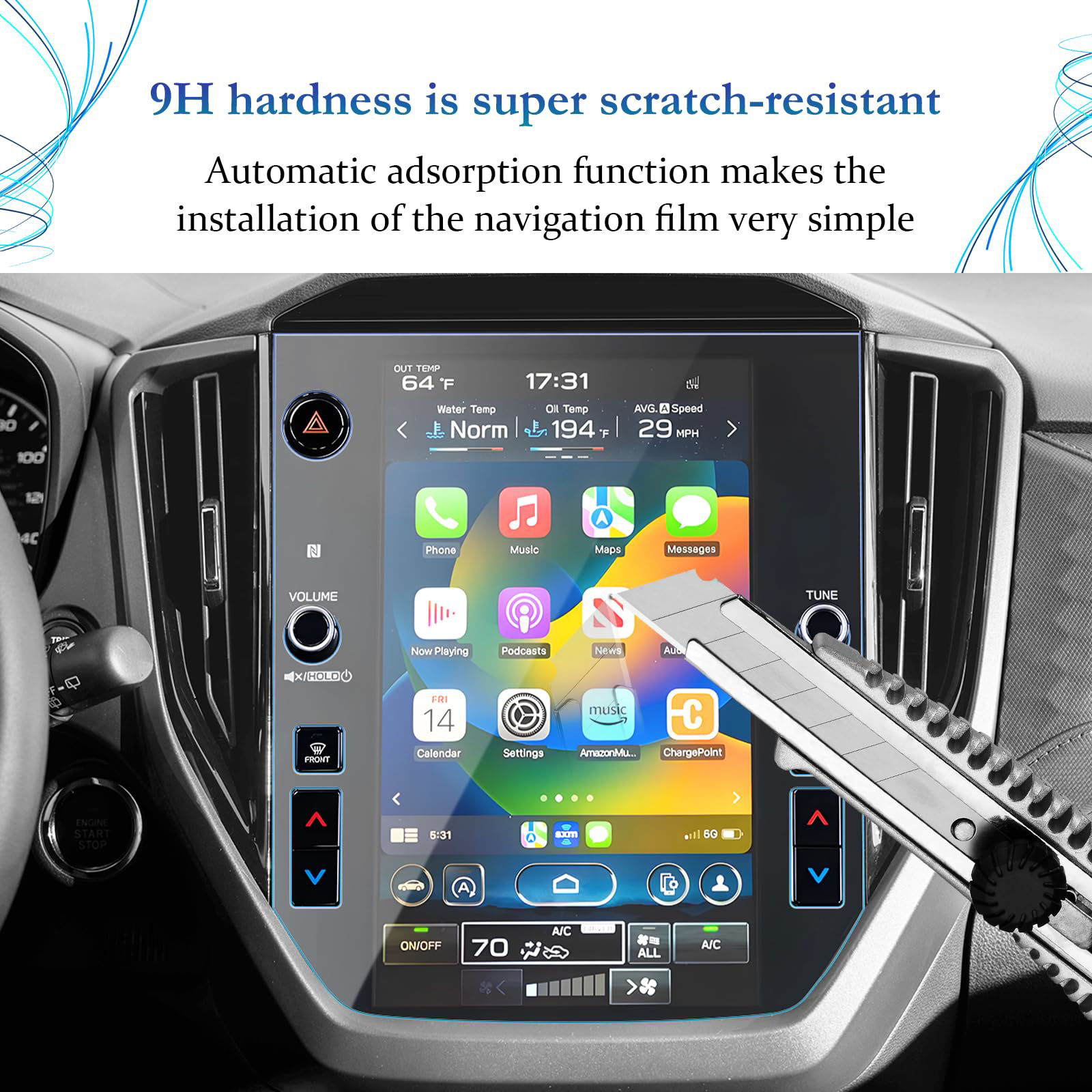 GetUSCart- SKTU for 2025 Subaru Forester Screen Protector for 2025 ...