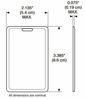 Picture of Genuine HID ProxCard II 1326 LMSMV Clamshell Proximity Card for Access Control. Pre-Programmed Standard 26 bit H10301 Format. (25 Pack)
