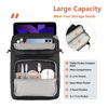 Picture of Kailaien 10-13 Inch Tablet Sleeve Bag, Ipad Bag for 13 In/11 In New iPad Pro M4 & 13 In Air M2 2024,iPad Pro 12.9 M2&M1,Ipad 10.9,Galaxy Tab S8+/S9+ 12.4,With removable shoulder strap(Black)