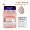 Picture of Kailaien 10-13 Inch Tablet Sleeve Bag, Ipad Bag for 13 In/11 In New iPad Pro M4 & 13 In Air M2 2024,iPad Pro 12.9 M2&M1,Ipad 10.9,Galaxy Tab S8+/S9+ 12.4,With removable shoulder strap (Pink)
