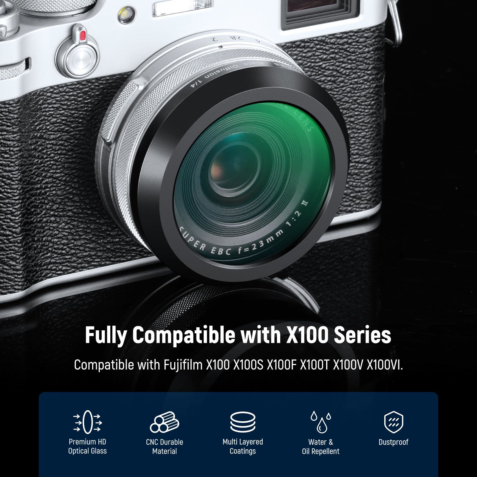 GetUSCart- NEEWER Black Diffusion 1/4 Filter, Mist Dreamy Cinematic ...