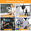 Picture of SITTO Ring Light Wall Mount 43inch/110cm, Triangle Boom Arm for Barbershop, Beauty Salon, Live Streaming, Tattoo, Photography Studio, Support 180° Rotation