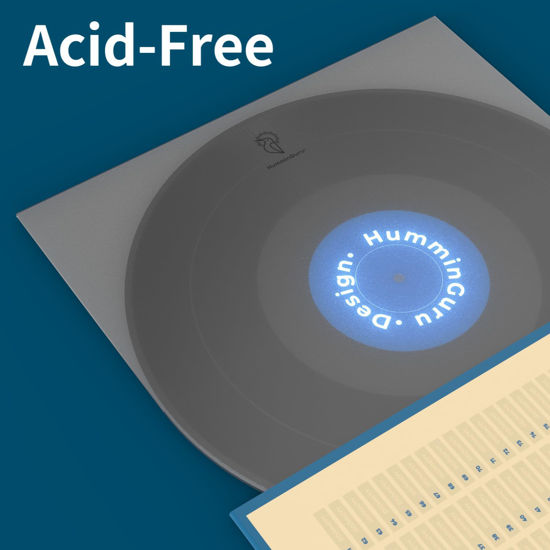 GetUSCart- HumminGuru Vinyl Record Inner Sleeve 12 Inch, Acid Free ...