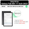 Picture of SEYMAC Case for Samsung Galaxy Tab A9+/ A9 Plus Case 11" 2023 (SM-X210/X216/X218), Heavy Duty Shockproof Protective Case with Screen Protector, Rotating Stand and Hand/Shoulder Strap, Black