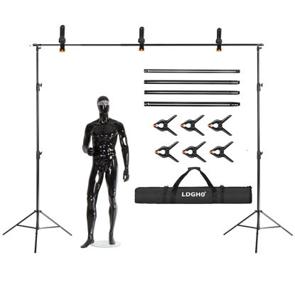 Picture of 8.5 X 10FT/2.6 X 3M Background Stand Support System Kit with Carrying Case for Clamps and Canvas,for Photo Video Shooting