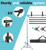 Picture of 8.5 X 10FT/2.6 X 3M Background Stand Support System Kit with Carrying Case for Clamps and Canvas,for Photo Video Shooting