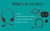 Picture of Office Phone Headset HD Voice for Aastra Avaya Allworx AltiGen Digium IPitomy Telephones, RJ9 & 3.5mm Adapter Cable (Binaural)