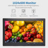 Picture of Qcvoruno 10.1 inch LCD Security Monitor & Displays, 1024 * 600 Resolution,BNC/AV Input, Built-in Dual Speakers Portable Monitor, Suitable for TV CCTV DVD CCD