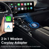 Picture of Qobayleo Wireless Carplay Adapter, Converts Wired to Wireless Carplay Dongle Compatible with iPhone and Android,Plug & Play Carplay Fit for Cars from 2017