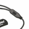 Picture of Alvin's Cables Two XLR 3 Pin Female to 5 Pin Male Right Angle Audio Input Cable for Arri Alexa Mini