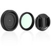 Picture of Adjustable Iris Aperture Diaphragm M30 to M37 Iris Aperture Diaphragm Adapter Optical Diaphragm 1.5-26mm Lens Module Adapter Ring PVS-14 PSV14 Optics (Filter Protector Cover Set)