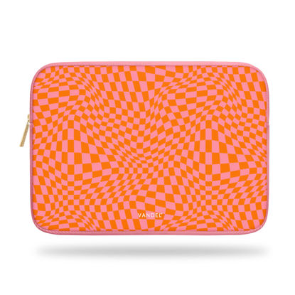 Picture of Vandel MacBook Air 13 inch Laptop Sleeve, Fits 13-13.3 inch Laptops: Neoprene MacBook Pro & Air Case, Chromebook, HP Soft Cover | Thin Computer Carrying Bag, Pink Mac (M1 & M2) Pouch