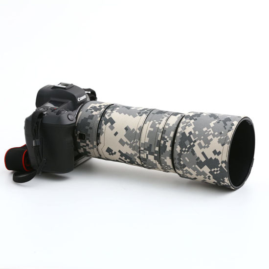 Picture of Rolanpro Waterproof Lens Cover for Canon RF 100-400mm F5.6-8 is USM Rain Cover Lens Protection Sleeve Guns Case Clothing-#UCP Waterproof, S005