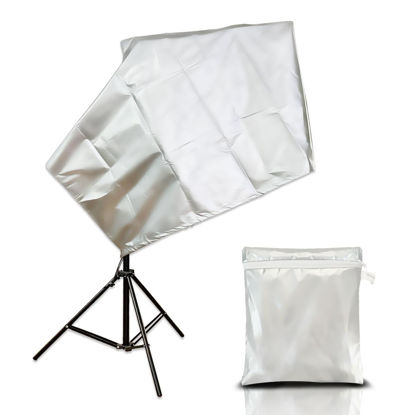 Picture of MXOYOXM Telescope Cover with Adjustable Drawstring,Silver Telescope Cover Dust Cover Outdoor Rain and Sun Protection Telescope Cover Can Be Used Outdoors（59 x 33.5 in