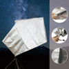 Picture of MXOYOXM Telescope Cover with Adjustable Drawstring,Silver Telescope Cover Dust Cover Outdoor Rain and Sun Protection Telescope Cover Can Be Used Outdoors（59 x 33.5 in