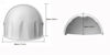 Picture of Saindo Universal Sun Rain Shade Camera Cover Shield, 2 Pack