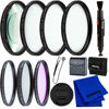 Picture of Ultimaxx 72MM Complete Lens Filter Accessory Kit for Lenses with 72MM Filter Size: UV CPL FLD Filter Set + Macro Close Up Set (+1 +2 +4 +10)