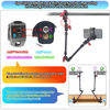 Picture of JEBUTU 22"/57cm Adjustable Magic Arm with Super Clamp Camera Mount, Articulating Arm Friction Magic Arm Camera Mount Clamp with 1/4" Thread for LED Light Microphone Video Rig Tripod