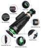 Picture of 80x100 High Power Monocular Telescope with Smartphone Adapter Tripod, Larger Vision Monoculars for Adults with BAK4 Prism, Suitable for Bird Watching Hunting Hiking Camping Wildlife