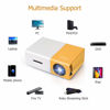 Picture of Meer Mini Projector,Portable Movie Projector,Smart Home Projector,Neat Projector for iOS,Android,Windows,PS5,Laptop,TV-Stick,Compatible with HDMI,USB,Audio,TF Card,AV and Remote Control