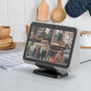 Picture of Rounkin Charging Dock/Base for Meta Portal Go-Rotatable to Adjust The Angle Charging Stand for Facebook Portal Go Smart Video Calling for Office, Home with 45W PD Charging Adapter(Black)
