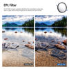 Picture of NEEWER 67mm ND/CPL/UV/FLD/Close Up Filter and Lens Accessories Kit with ND2 ND4 ND8, Close Up Filters(+1/+2/+4/+10), Tulip Lens Hood, Collapsible Rubber Lens Hood, Lens Cap, Filter Pouch
