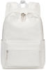 Picture of School Backpack for Teen Girls Women Laptop Backpack College Bookbags Middle School Travel Work Commuter Back Pack(Solid Beige)