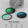 Picture of NEEWER 82mm UV/CPL/ND Lens Filter Kit with Hard Shell Storage Case, Multicoated Optical Glass & Aluminum Alloy Frame, UV + Circular Polarizer (CPL) + Neutral Density (ND4) Filter for 82mm Camera Lens