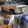 Picture of Sporacingrts Behind Seat Speaker Brackets Compatible with 1973-1987 Chevy GMC C10 Behind Seat Cab Corner Pickup for 6x9 Speakers