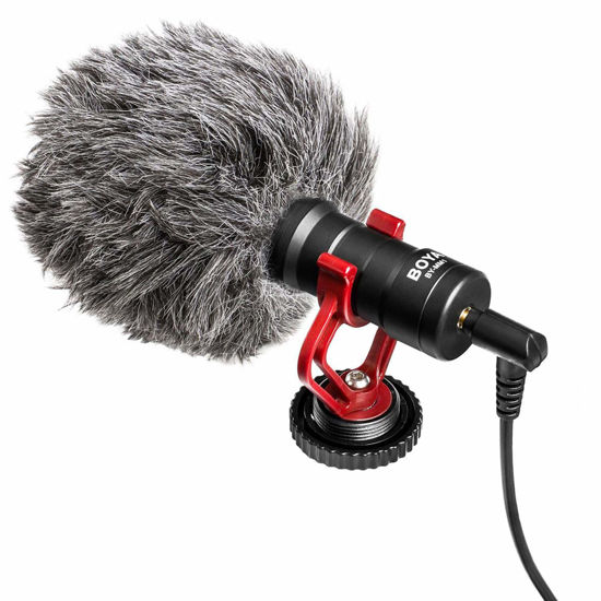 Picture of Technical Pro Condenser Compact on-Camera Microphone, for Vlogging with Smartphones, DSLRs, Consumer Camcorders, PCs etc