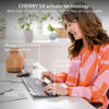 Picture of CHERRY Stream Keyboard Wired USB SX Scissors Mechanism QWERTY Whisper-Quiet Silent Keystroke for Home Office, Work or Personal Computer. Black
