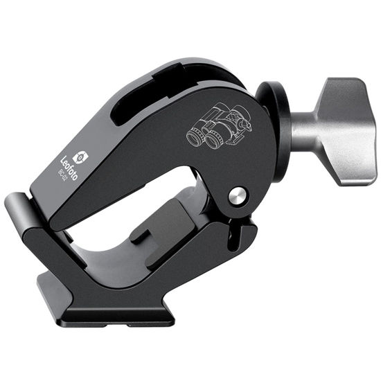 Picture of Leofoto BC-02 Binocular Adapter, for Diameter 28-60mm Binocular, 1/4" and 3/8" Mounting Thread, Arca Compatible