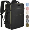 Picture of Capolo Travel Backpack for Women Men Waterproof Laptop Backpack Airlines Approved Carry On Backpack Bag Computer Bookbag for Business, Work, Traveling Fits 15.6 Inch Laptop(Black)