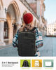 Picture of Capolo Travel Backpack for Women Men Waterproof Laptop Backpack Airlines Approved Carry On Backpack Bag Computer Bookbag for Business, Work, Traveling Fits 15.6 Inch Laptop(Black)