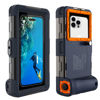 Picture of Professional Waterproof Diving Case for Snorkeling, 15M/50FT Underwater Photo & Video Protective Housings with Lanyard for iPhone 15/14/13/12/11 Pro Max/XR/XS/X Samsung Galaxy S24/S23/S22/S21 etc.