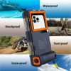Picture of Professional Waterproof Diving Case for Snorkeling, 15M/50FT Underwater Photo & Video Protective Housings with Lanyard for iPhone 15/14/13/12/11 Pro Max/XR/XS/X Samsung Galaxy S24/S23/S22/S21 etc.