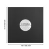 Picture of Facmogu 20PCS 10in Black Paper & Plastic Poly-Lined Record Inner Sleeves, 110gsm LP Record Parper Covers Phonograph Record Storage Sleeves, Vinyl Record Sleeve Protectors, Acid Free Paper Album Covers